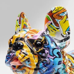 Kleurrijk Bulldog Beeld -Meubelverkoop kare design bully bulldog kleurrijk bulldog beeld 07