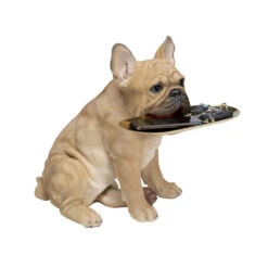 Franse Bulldog Met Dienblad -Meubelverkoop kare design butler frenchy franse bulldog met dienblad 03