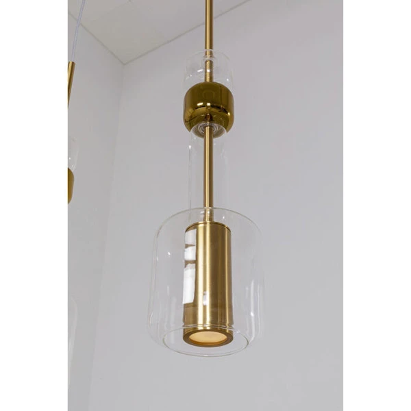 Hanglamp Goud En Glas 73 Cm - Afbeelding 4