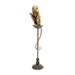Gouden Beeld Aap -Meubelverkoop kare design circus monkey gouden beeld aap 05