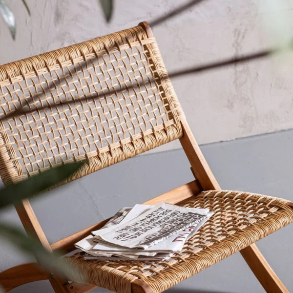 Klapstoel Van Rotan 4 Klapstoel Van Rotan - Afbeelding 2