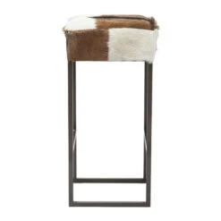 Barkruk Met Geitenleer 7 Barkruk Met Geitenleer -Meubelverkoop kare design country life barkruk met geitenleer 01