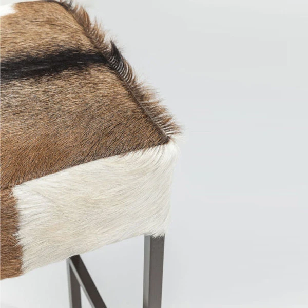 Barkruk Met Geitenleer 6 Barkruk Met Geitenleer - Afbeelding 4