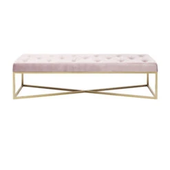 Fluwelen Halbankje Roze -Meubelverkoop kare design crossover fluwelen halbankje roze config 84086 001