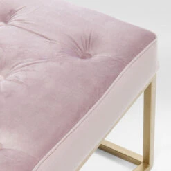 Fluwelen Halbankje Roze -Meubelverkoop kare design crossover fluwelen halbankje roze config 84086 002