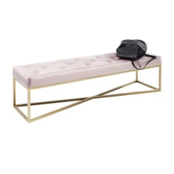 Fluwelen Halbankje Roze -Meubelverkoop kare design crossover fluwelen halbankje roze config 84086 005