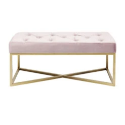 Fluwelen Halbankje Roze -Meubelverkoop kare design crossover fluwelen halbankje roze config 84086 009