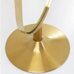 Staande Spiegel Messing -Meubelverkoop kare design curve staande design spiegel messing 04