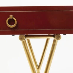 Bordeauxrode Wandtafel 15 Bordeauxrode Wandtafel -Meubelverkoop kare design disk bordeauxrode wandtafel 06