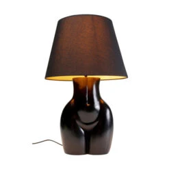 Tafellamp Vrouw -Meubelverkoop kare design donna black tafellamp vrouw zwart 02 1