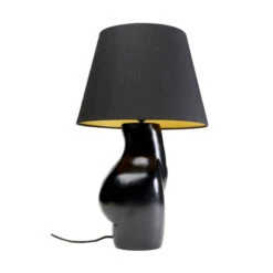 Tafellamp Vrouw -Meubelverkoop kare design donna black tafellamp vrouw zwart 04 1