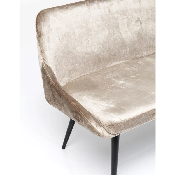 Vintage Fluwelen Bankje - Afbeelding 4