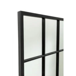 Zwarte Spiegel Met Vakken -Meubelverkoop kare design finestra zwarte spiegel met vakken 140x60 06 1