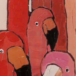Schilderij Roze 14 Schilderij Roze -Meubelverkoop kare design flamingo meeting schilderij roze 60444 002