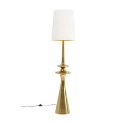 Gouden Vloerlamp