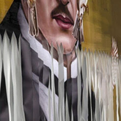 Schilderij Versnipperd -Meubelverkoop kare design gentlemans cuts schilderij versnipperd 05