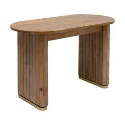 Ovaal Bureau Mangohout Messing -Meubelverkoop kare design grace ovaal bureau mangohout messing 02