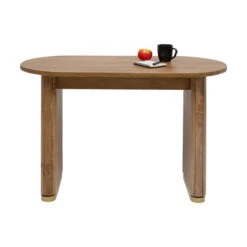 Ovaal Bureau Mangohout Messing -Meubelverkoop kare design grace ovaal bureau mangohout messing 03