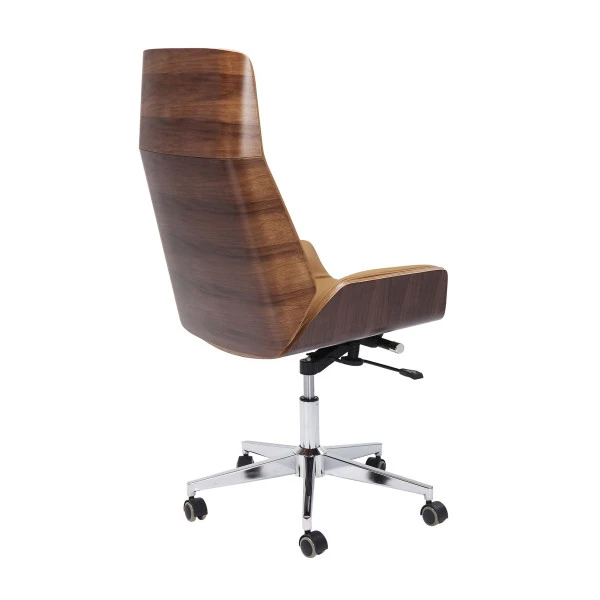 Design Bureaustoel Walnoot 6 Design Bureaustoel Walnoot - Afbeelding 4
