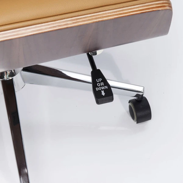 Design Bureaustoel Walnoot 9 Design Bureaustoel Walnoot - Afbeelding 7