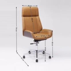 Design Bureaustoel Walnoot 17 Design Bureaustoel Walnoot -Meubelverkoop kare design high bossy design bureaustoel walnoot 08