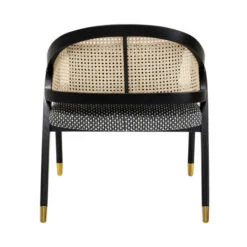 Retro Fauteuil Rotan Zwart 11 Retro Fauteuil Rotan Zwart -Meubelverkoop kare design horizon retro fauteuil met rotan 03