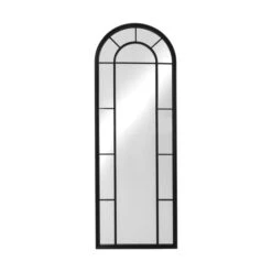 Boog Spiegel Zwart Staal