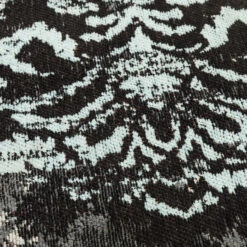 Vloerkleed -Meubelverkoop kare design kelim ornament turquoise vloerkleed 03