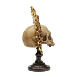 Deco Gouden Schedel -Meubelverkoop kare design king skull deco gouden schedel 03