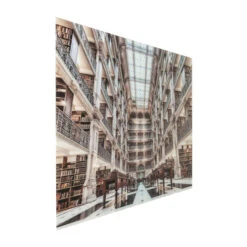 Meubelverkoop -Meubelverkoop kare design library glas schilderij 02