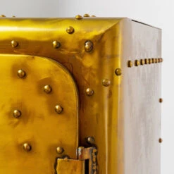 Metalen Kluiskast Vintage -Meubelverkoop kare design locker gold metalen kluiskast goud 07