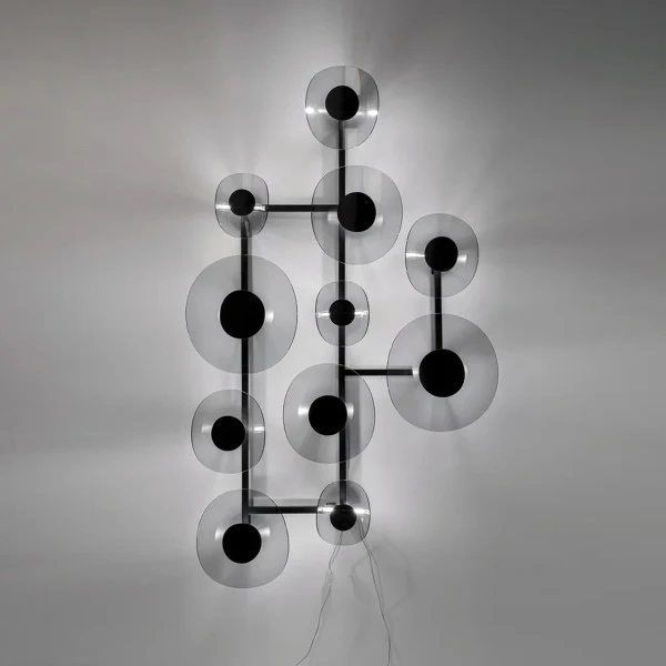 XL Wandlamp Smoke Glas 5 XL Wandlamp Smoke Glas - Afbeelding 3