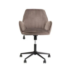 Bureaustoel Fluweel Met Armleuningen -Meubelverkoop kare design marisa bureaustoel fluweel met armleuningen 01