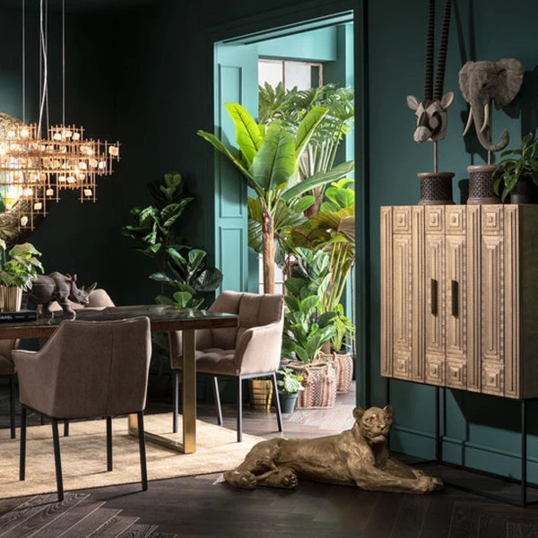 Gouden Wandkast Ornamenten 4 Gouden Wandkast Ornamenten - Afbeelding 2