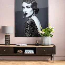 Zwart Design Tv-meubel -Meubelverkoop kare design milano zwart design tv meubel 02 1