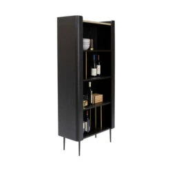 Zwarte Design Vakkenkast -Meubelverkoop kare design milano zwarte design vakkenkast 04