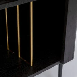 Zwarte Design Vakkenkast -Meubelverkoop kare design milano zwarte design vakkenkast 09