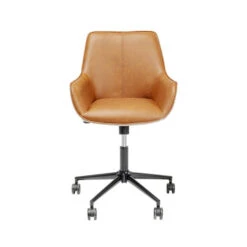 Bureaustoel Cognac En Stof 12 Bureaustoel Cognac En Stof -Meubelverkoop kare design monica bureaustoel cognac en stof 01