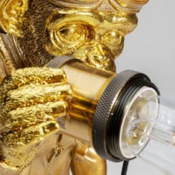 Gouden Duiker Aap Tafellamp -Meubelverkoop kare design monkey gold gouden duiker aap tafellamp 07