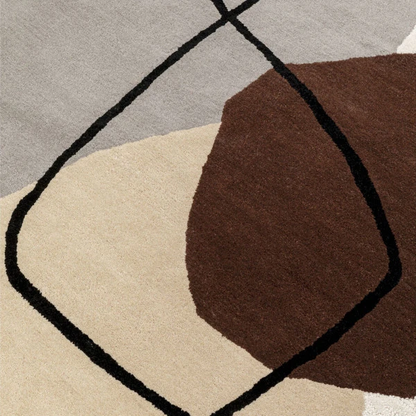 Wollen Vloerkleed Stone 4 Wollen Vloerkleed Stone - Afbeelding 2