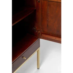 Kledingkast Mangohout Messing -Meubelverkoop kare design muskat kledingkast mangohout messing 10