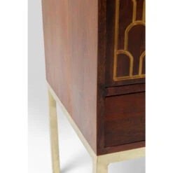 Kledingkast Mangohout Messing -Meubelverkoop kare design muskat kledingkast mangohout messing 11