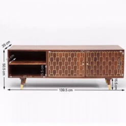 Mangohouten Tv-meubel Goud 23 Mangohouten Tv-meubel Goud -Meubelverkoop kare design muskat mangohouten tv meubel 05