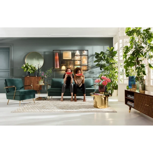 Mangohouten Tv-meubel Goud 7 Mangohouten Tv-meubel Goud - Afbeelding 5