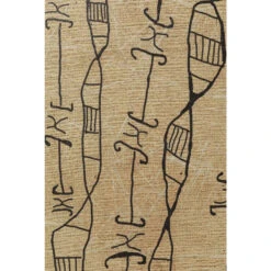 Schilderij Beige 50x150 Cm -Meubelverkoop kare design native spirals schilderij beige 50x150 cm 07