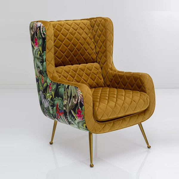 Okergele Fauteuil Jungle 3 Okergele Fauteuil Jungle