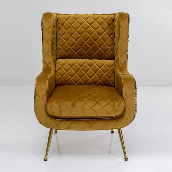 Okergele Fauteuil Jungle 4 Okergele Fauteuil Jungle - Afbeelding 2