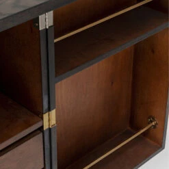 Luxe Wijnkast Donker Hout En Goud -Meubelverkoop kare design osaka luxe wijnkast donker hout en goud 15