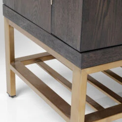 Luxe Wijnkast Donker Hout En Goud -Meubelverkoop kare design osaka luxe wijnkast donker hout en goud 16