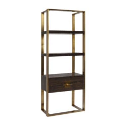 Open Wandkast Messing Met Hout -Meubelverkoop kare design osaka open wandkast messing met hout 83877 007